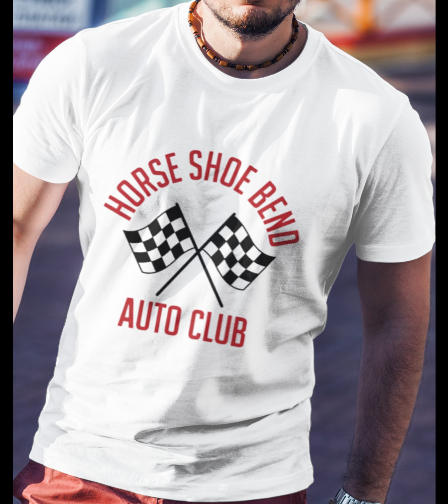 Horse Shoe Bend Auto Club Checkered Flags Hail Mary Ryan Gosling Movie T-Shirt