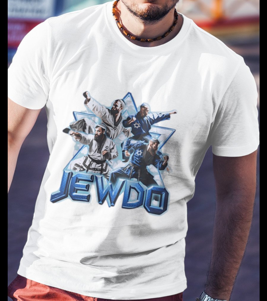 Jewdo Martial Arts Star Of David Karate Fighters T-Shirt