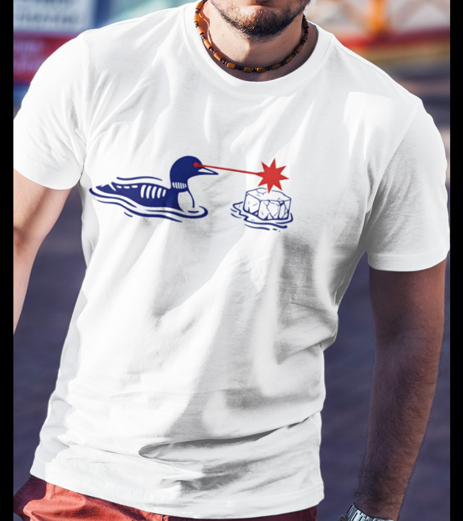 Minnesota Loon Resistance Anti Ice Laser Vision T-Shirt