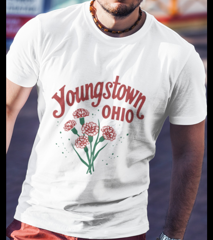 Youngstown Ohio Carnation Flowers T-Shirt