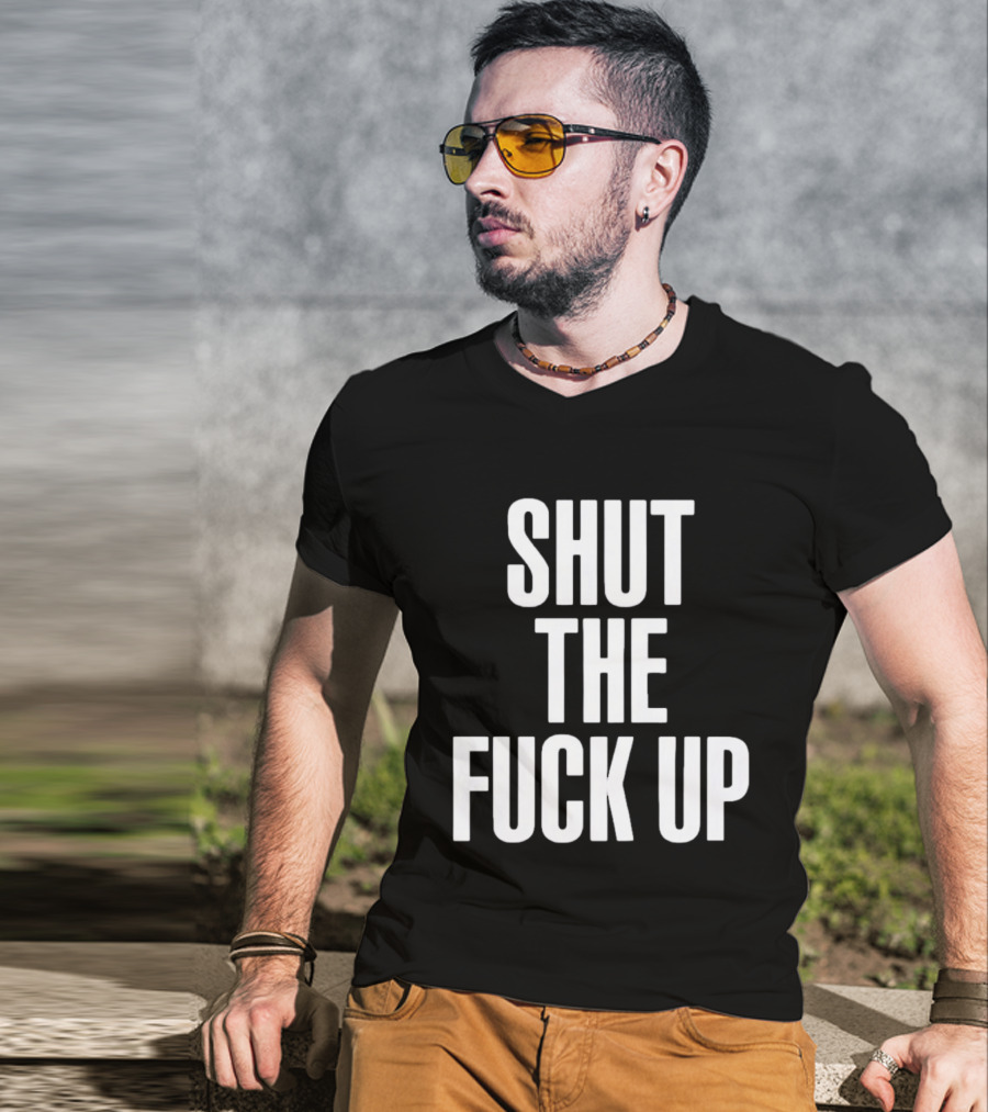 Shut The Fuck Up Black Pink Lisa T-Shirt