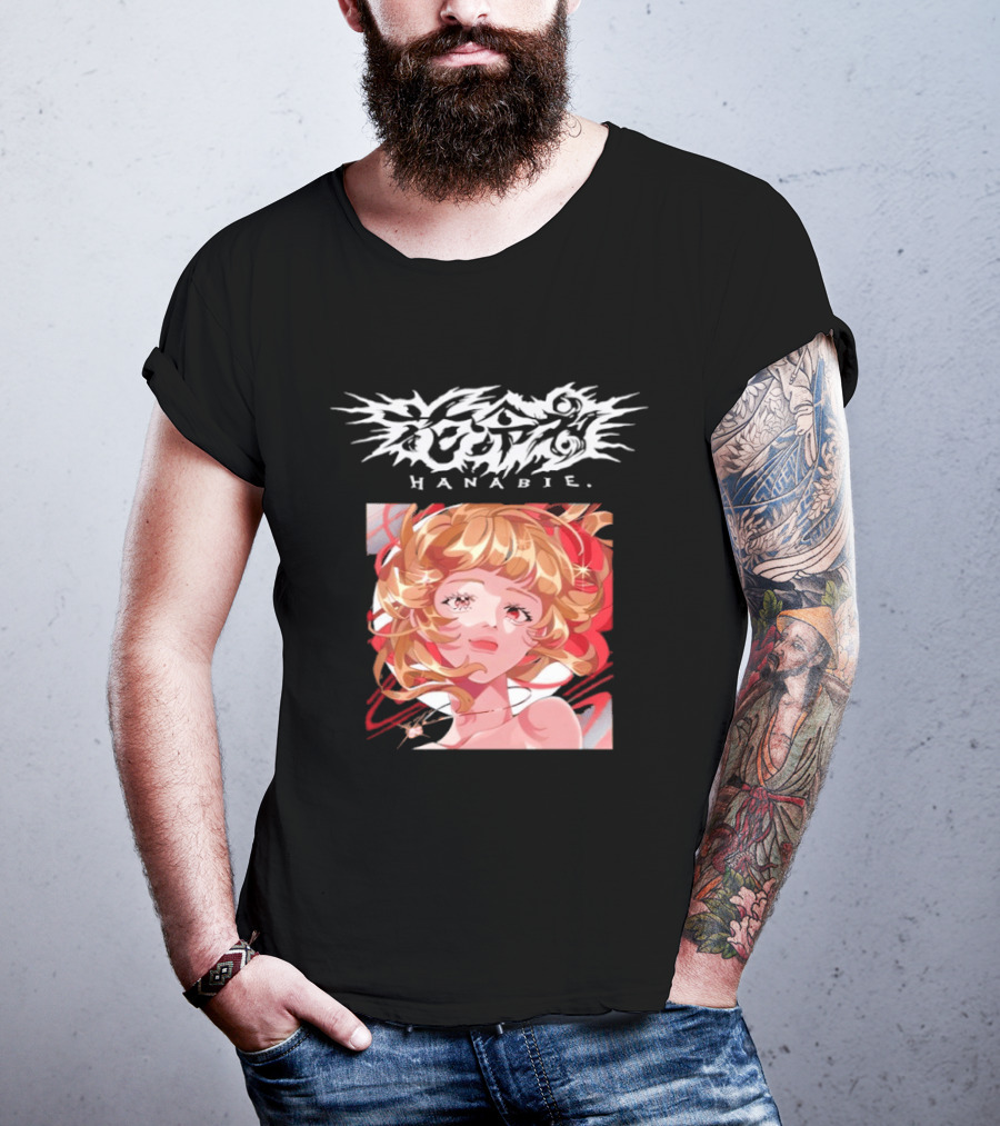 Hanabie J Rock Metalcore Anime T-Shirt