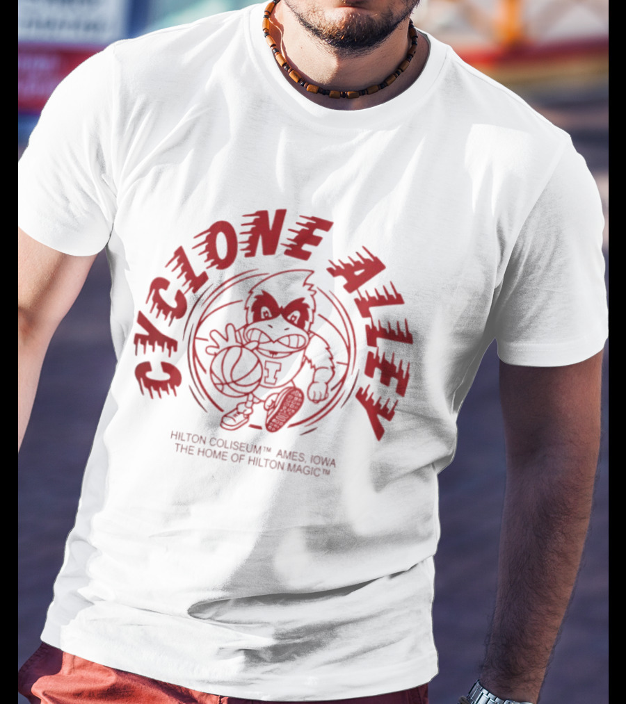 Cyclone Alley Hilton Coliseum Ames Iowa Home Of Hilton Magic T-Shirt