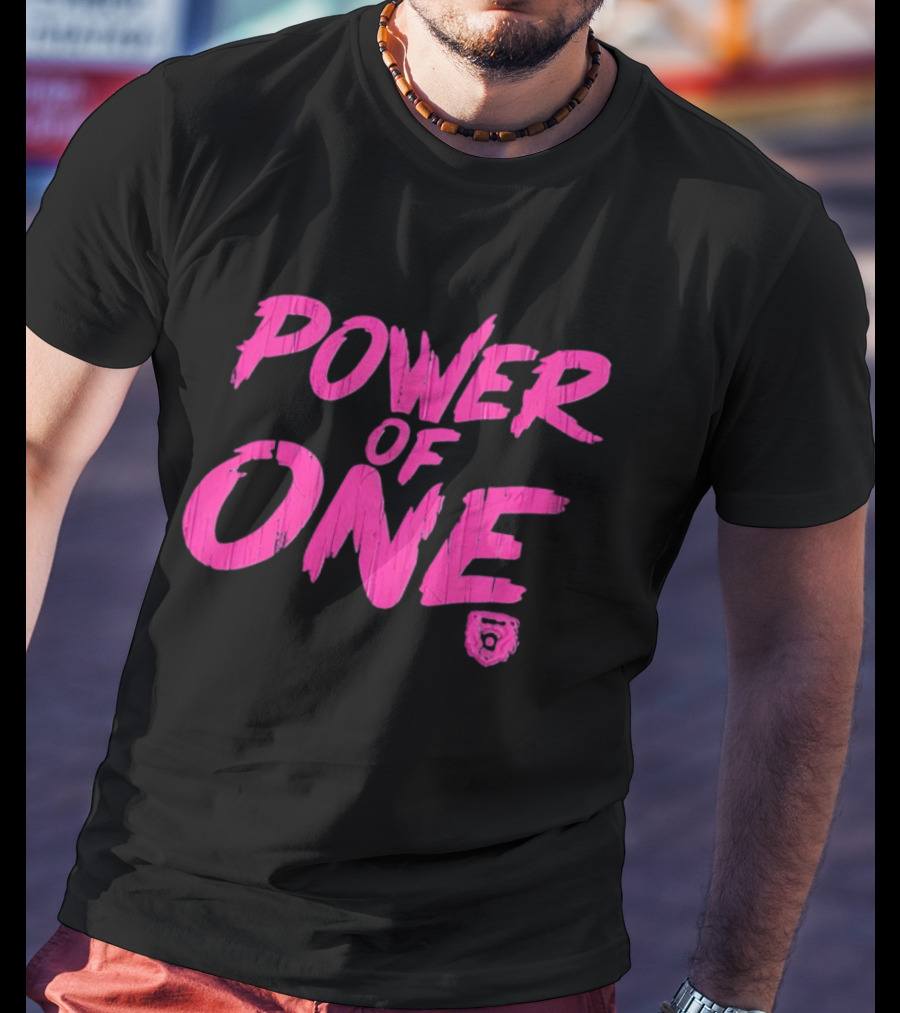 Power Of One Parkside Women's Basketball Pink Bear T-Shirt
