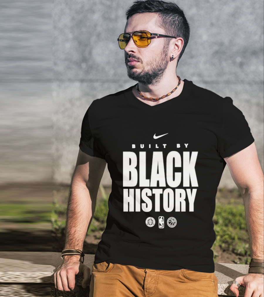 Nike Built By Black History San Antonio Spurs NBA T-Shirt