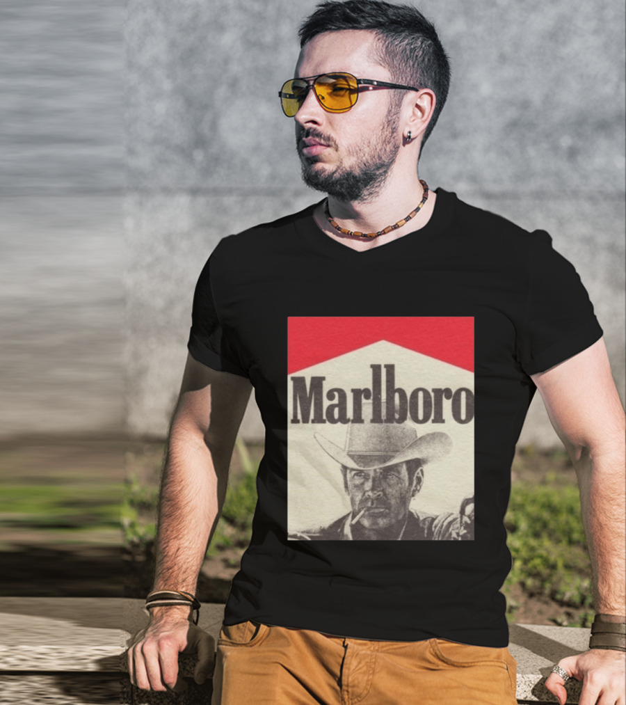 Marlboro Cigarettes Cowboy Marlboro Man Iconic Vintage Style 2026 T-Shirt