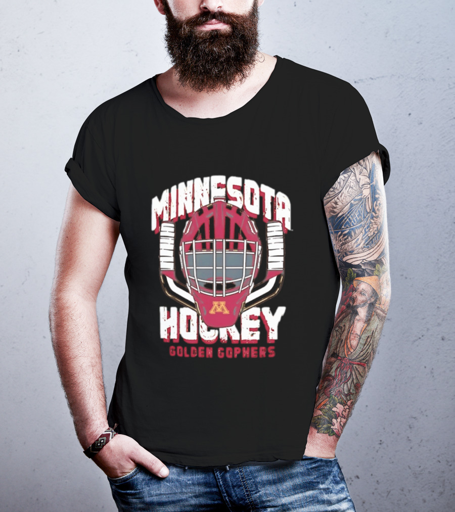 Minnesota Hockey Golden Gophers Mask T-Shirt