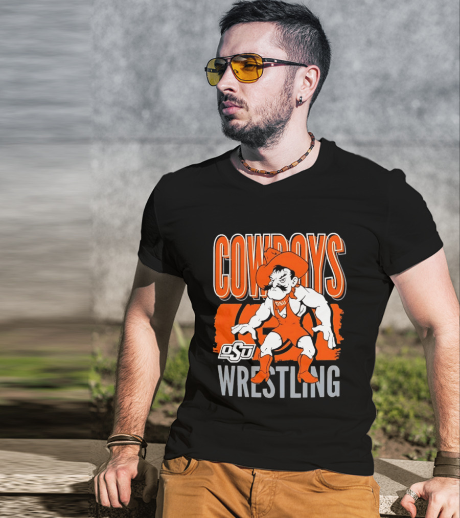 Cowboys OSU Wrestling Oklahoma State T-Shirt