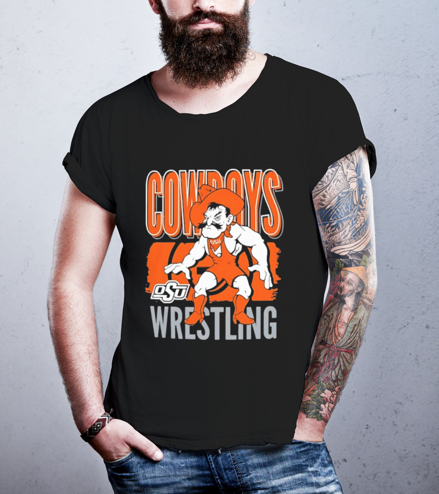 Cowboys OSU Wrestling Oklahoma State T-Shirt