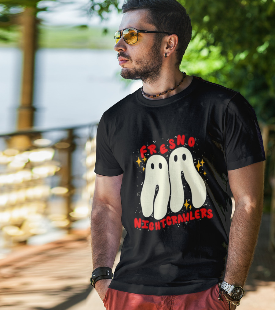 Fresno Nightcrawlers Ghost Legends Bright Starry Spirits T-Shirt