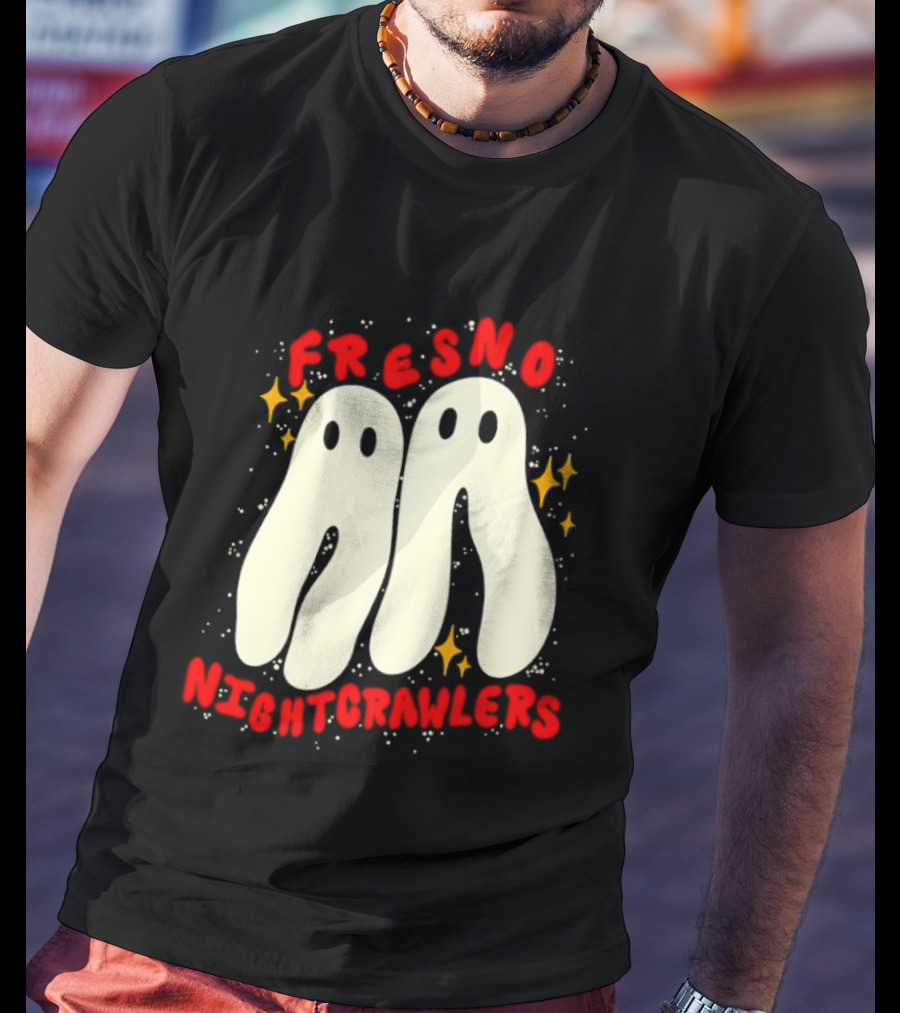 Fresno Nightcrawlers Ghost Legends Bright Starry Spirits T-Shirt