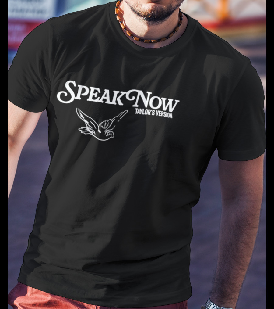 Speak Now Taylor's Version Bird Motif T-Shirt