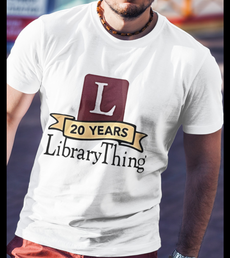 20 Years LibraryThing L Anniversary Celebration T-Shirt