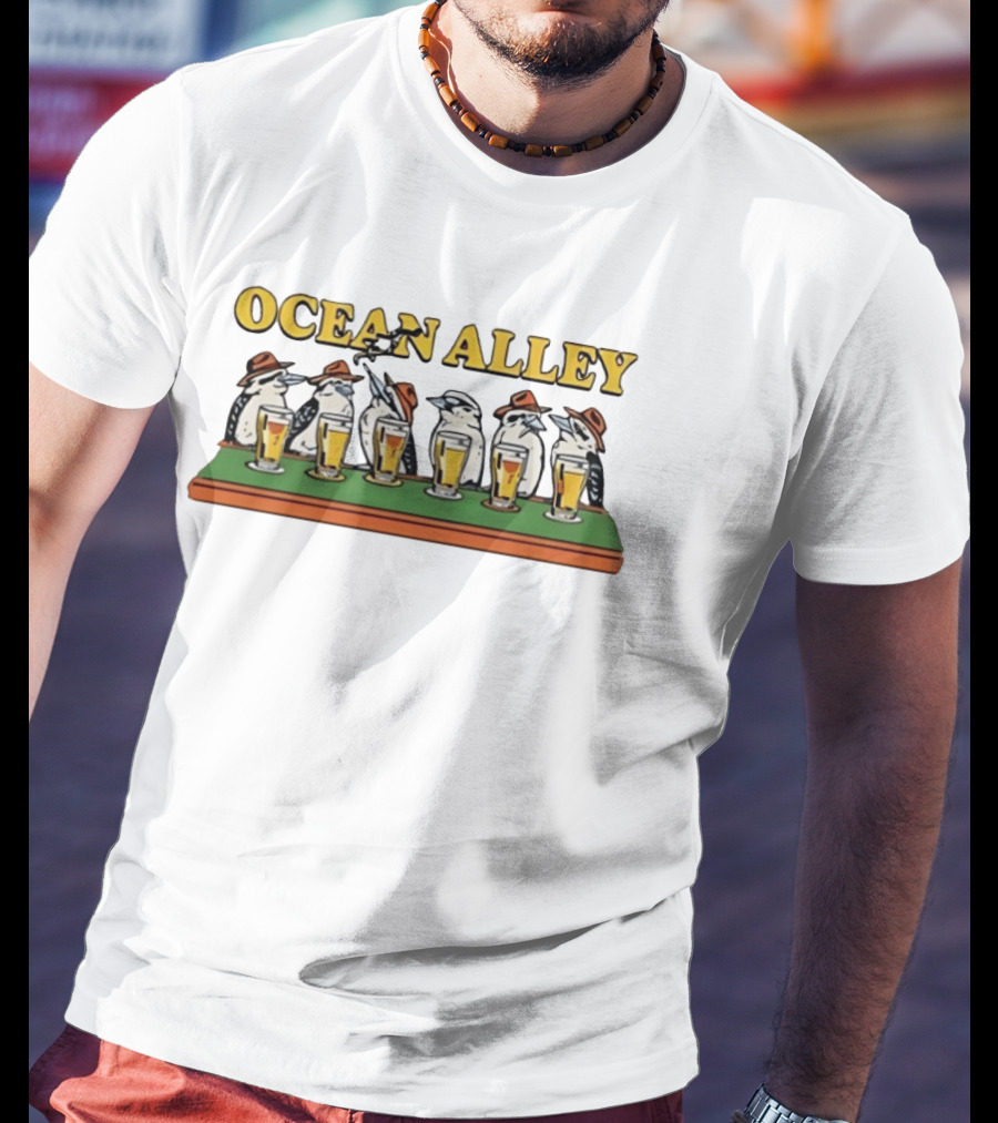 Ocean Alley Tour 2026 Birds With Hats And Beers T-Shirt