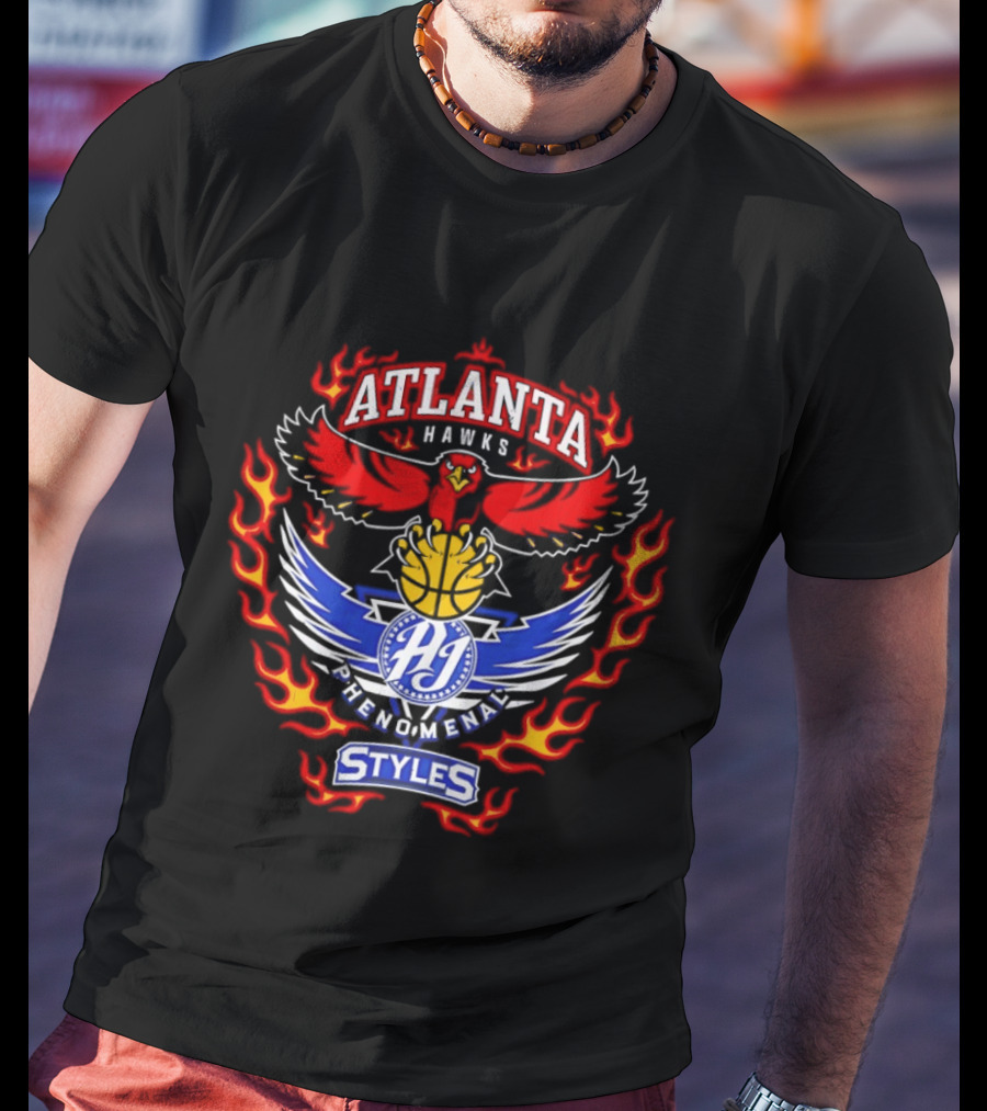 AJ Styles Phenomenal Atlanta Hawks T-Shirt