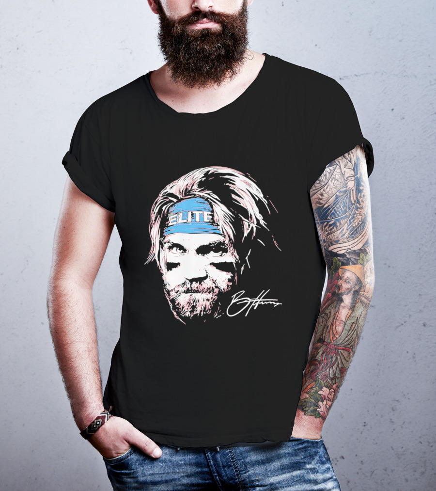 Bryce Harper Elite Iconic Philadelphia Baseball Legend Signature Look T-Shirt