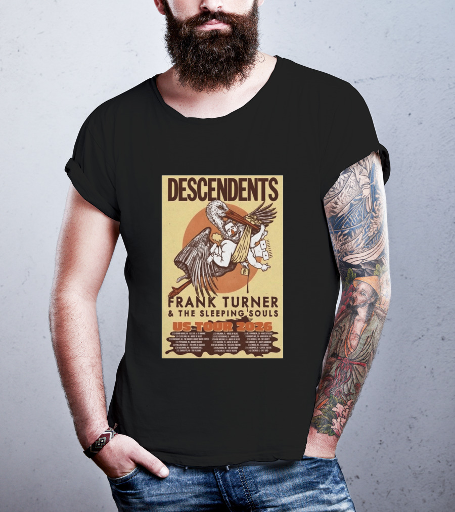 Descendents Frank Turner And The Sleeping Souls US Tour 2026 T-Shirt