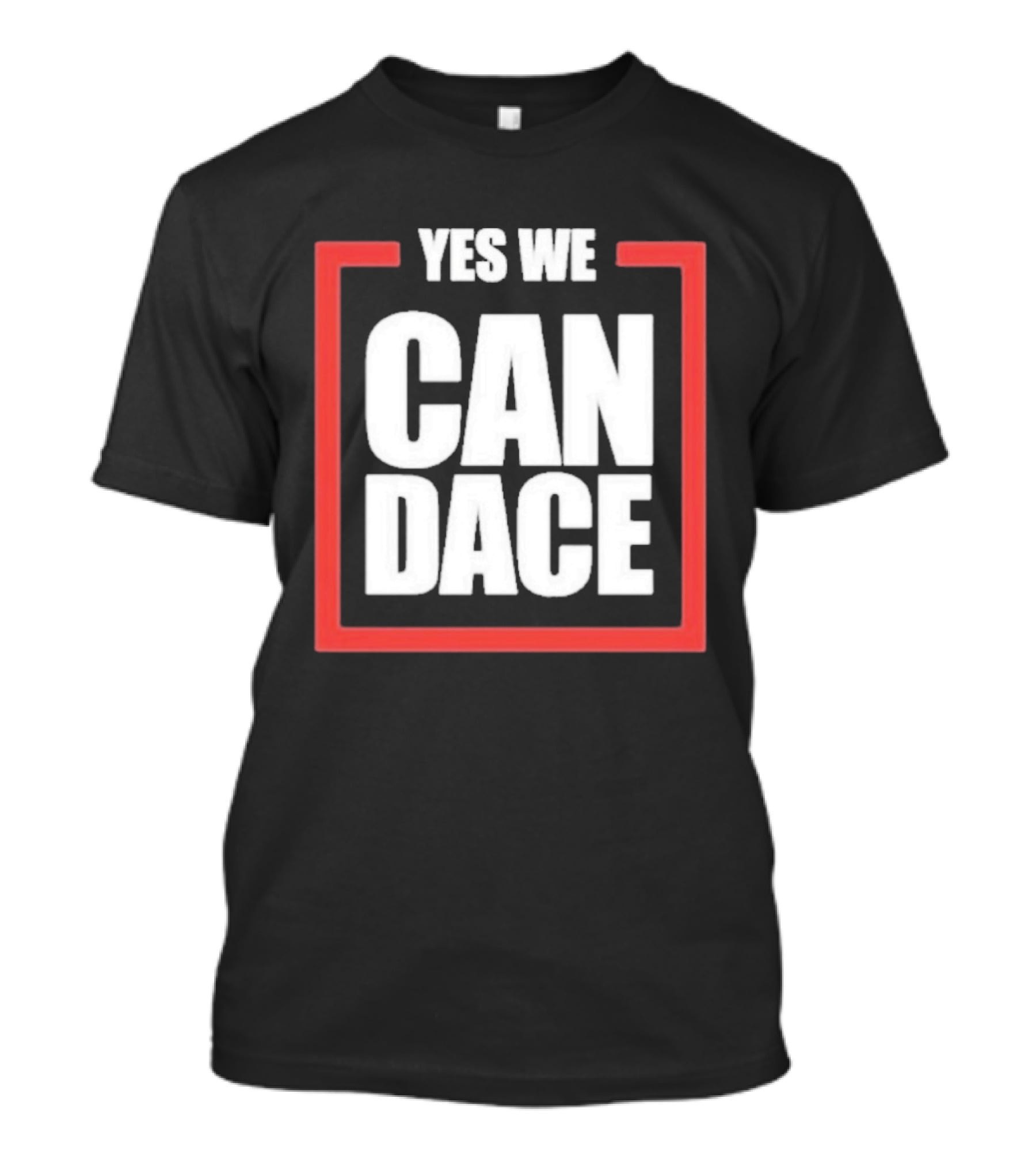 Candace Owens Yes We Candace Text In Red Frame T-Shirt