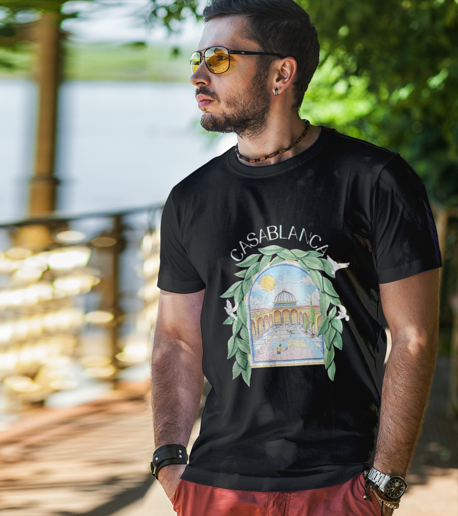 Casablanca L'Arche De Tennis Courtyard T-Shirt