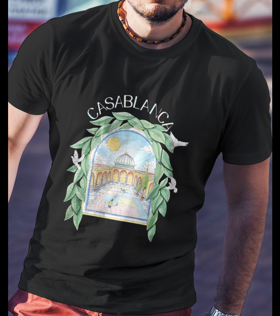 Casablanca L'Arche De Tennis Courtyard T-Shirt