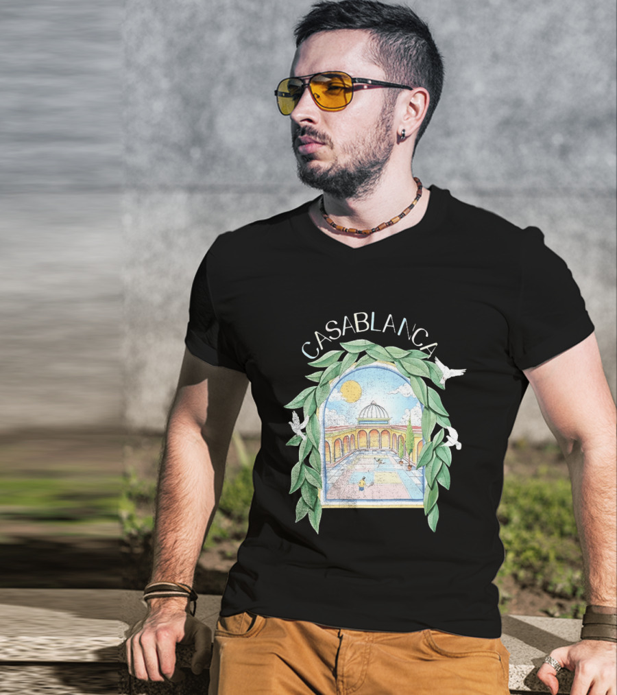 Casablanca L'Arche De Tennis Courtyard T-Shirt