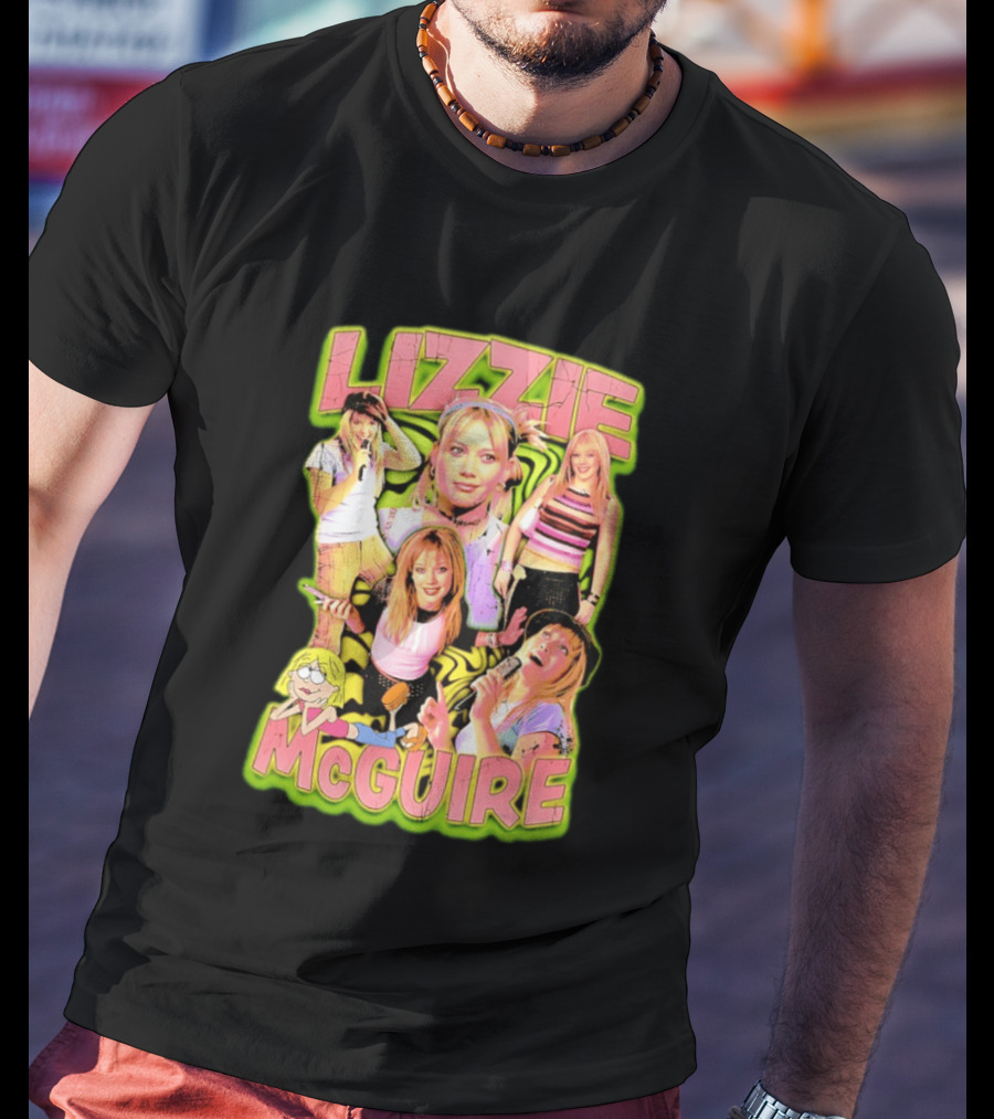 Lizzie McGuire Hilary Duff Disney Channel Iconic 2000s Cartoon Show T-Shirt