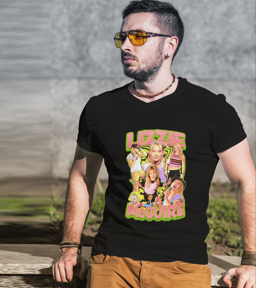 Lizzie McGuire Hilary Duff Disney Channel Iconic 2000s Cartoon Show T-Shirt