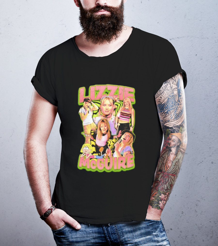Lizzie McGuire Hilary Duff Disney Channel Iconic 2000s Cartoon Show T-Shirt