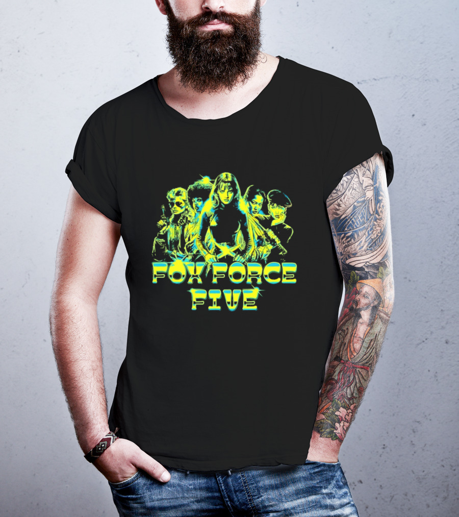 Fox Force Five Pulp Fiction Inspired Team T-Shirt