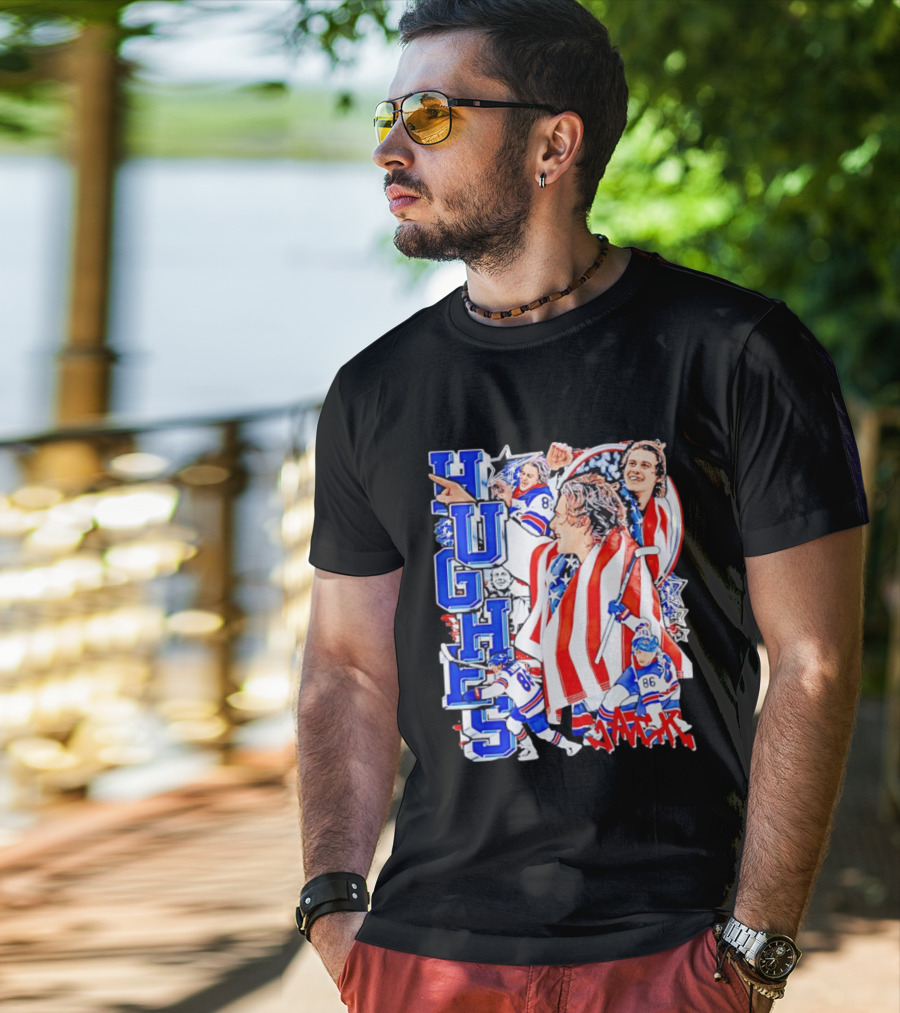 Hughes USA 86 American Hockey Pride T-Shirt