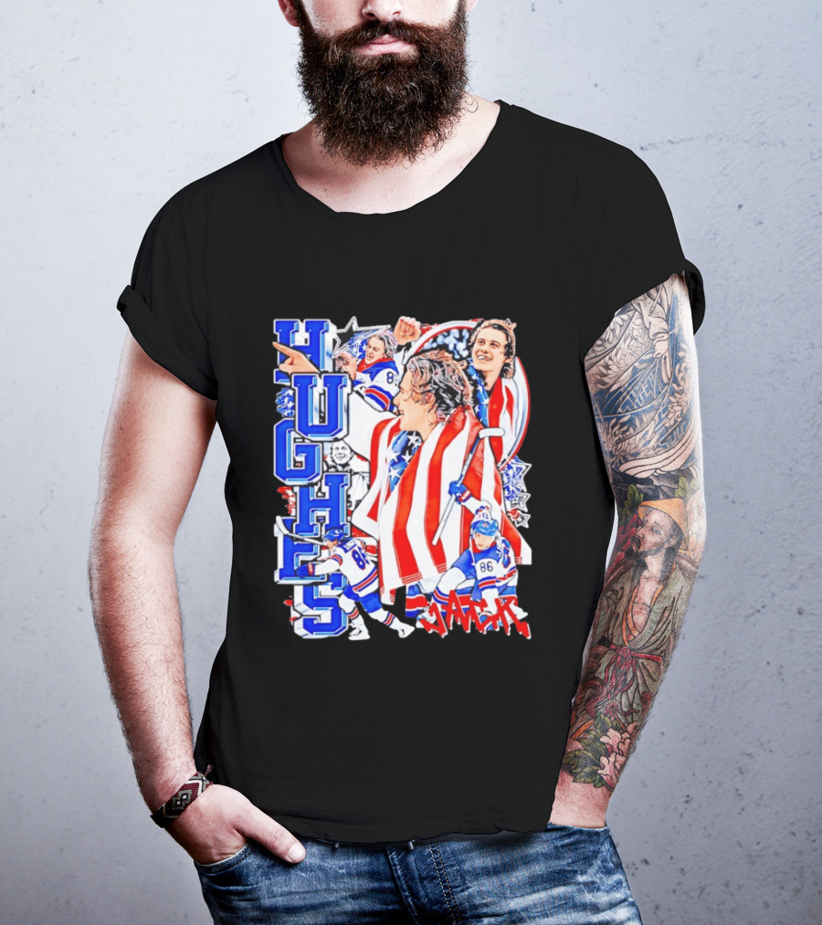 Hughes USA 86 American Hockey Pride T-Shirt