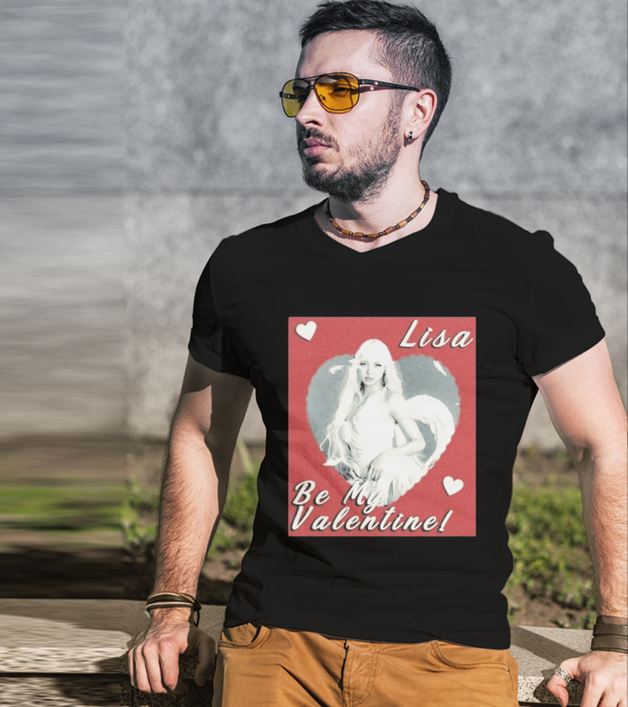 Lisa Be My Valentine Heart T-Shirt