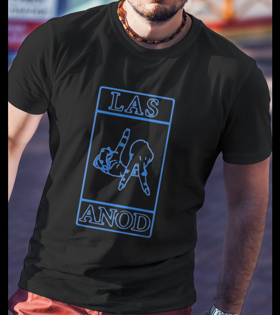 Las Anod Hand Sign Gesture Icon Blue T-Shirt