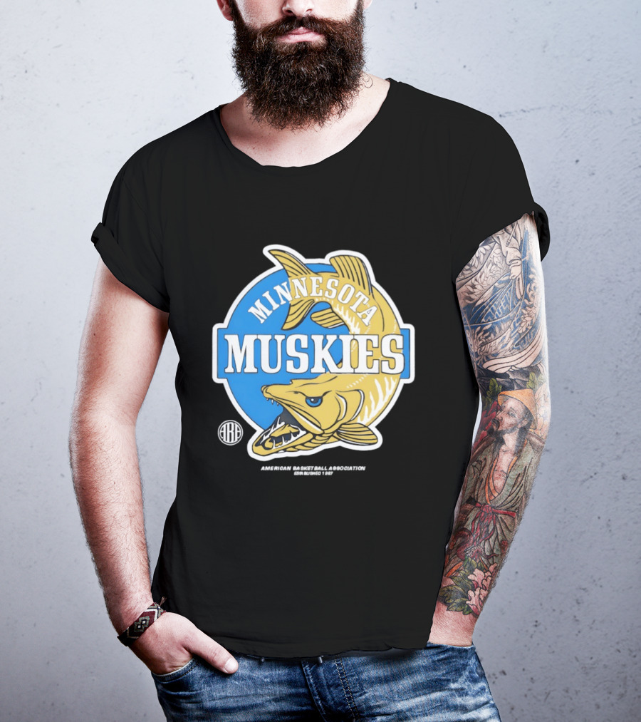 Minnesota Muskies ABA 1967 Vintage Team T-Shirt