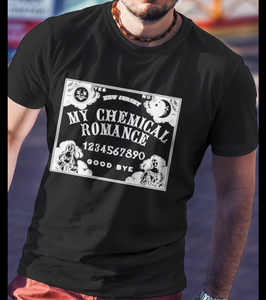 Yes No Spirit Board My Chemical Romance 1234567890 Goodbye T-Shirt