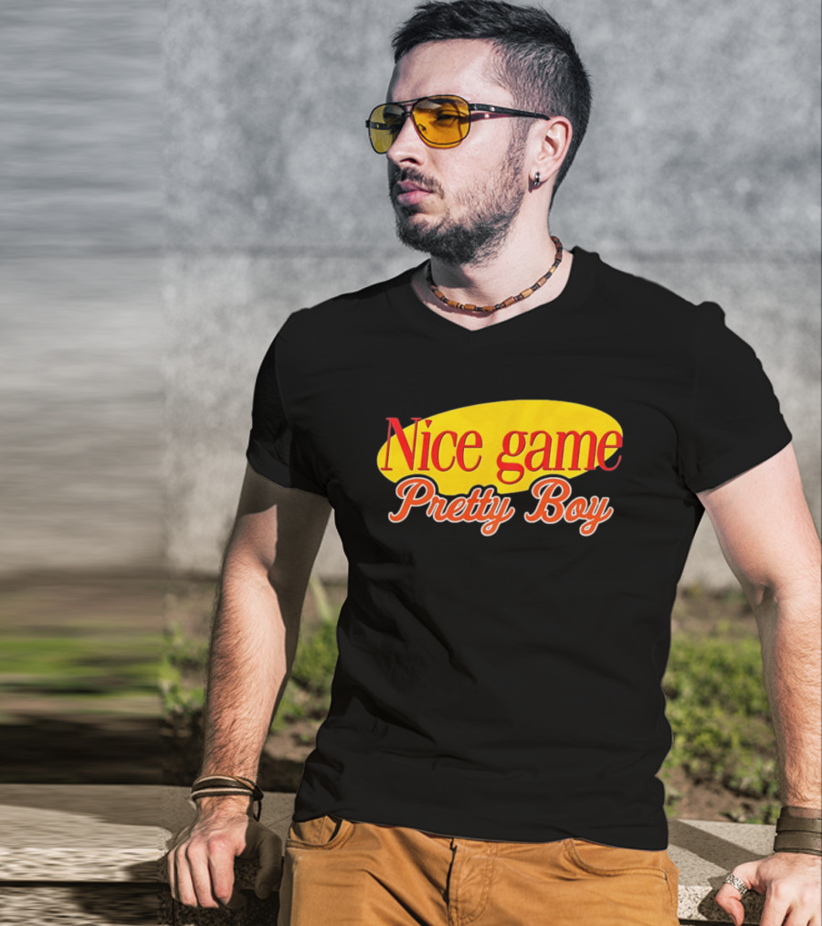 Nice Game Pretty Boy New York Mets Vintage Retro Baseball Fan T-Shirt