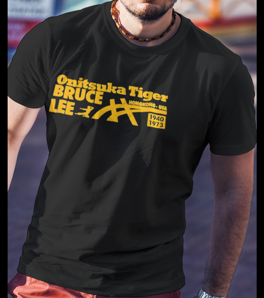 Onitsuka Tiger Bruce Lee Hongkong USA 1940 1973 T-Shirt
