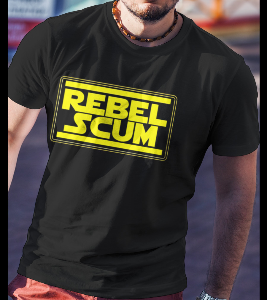 Rebel Scum Star Wars Inspired Yellow T-Shirt