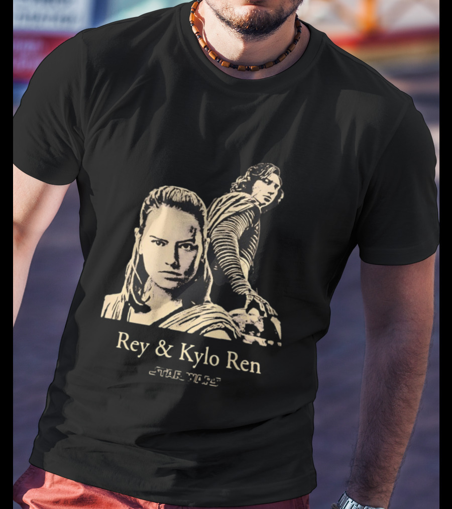 Rey & Kylo Ren Star Wars Characters Epic T-Shirt