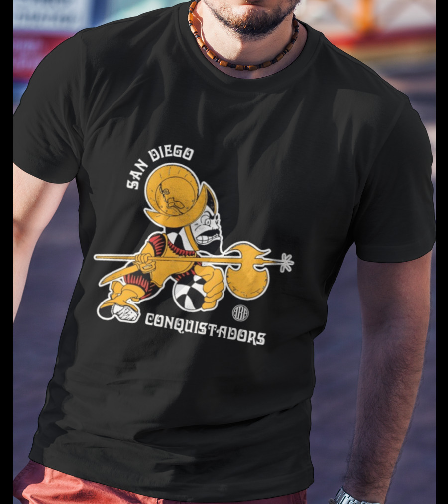San Diego Conquistadors ABA Retro Basketball Team T-Shirt