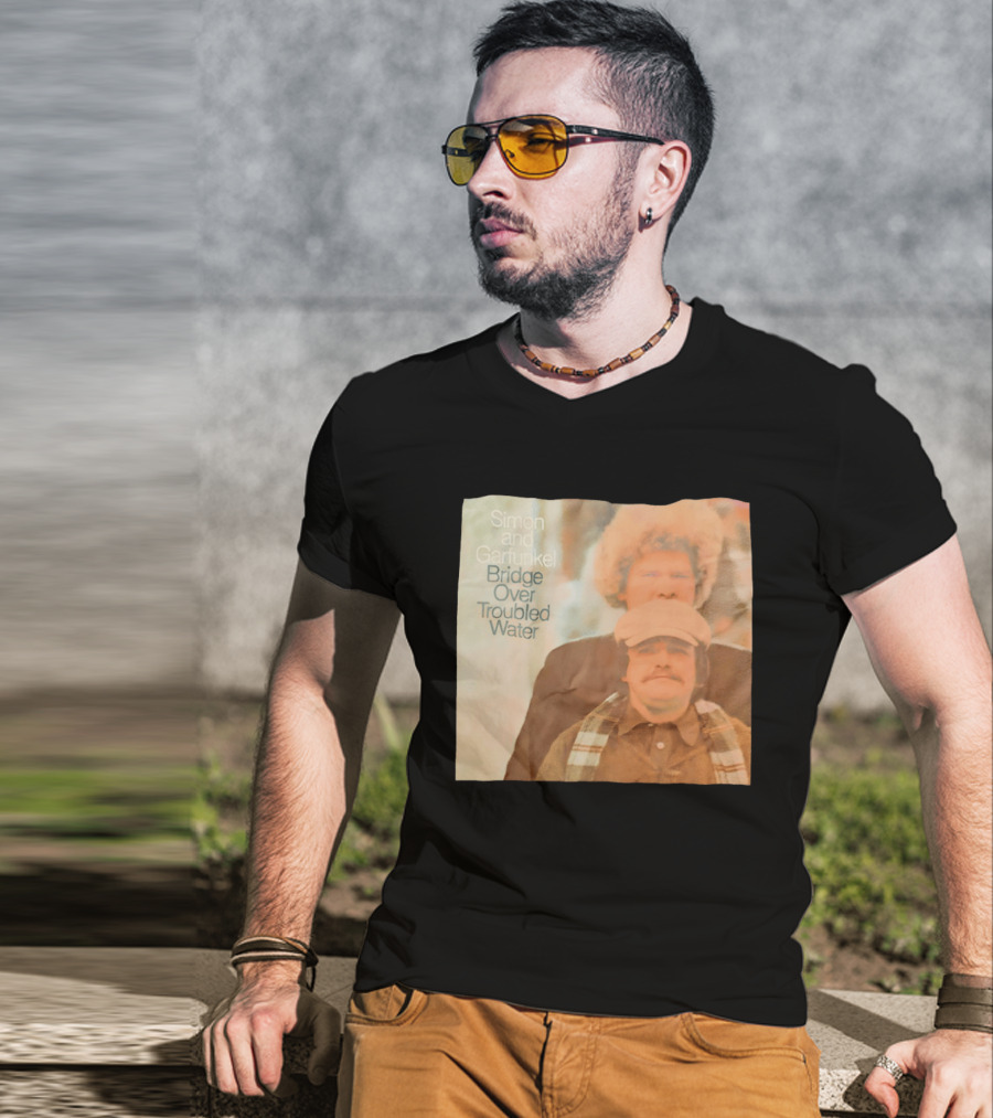 Simon And Garfunkel Bridge Over Troubled Water Album Cover T-Shirt