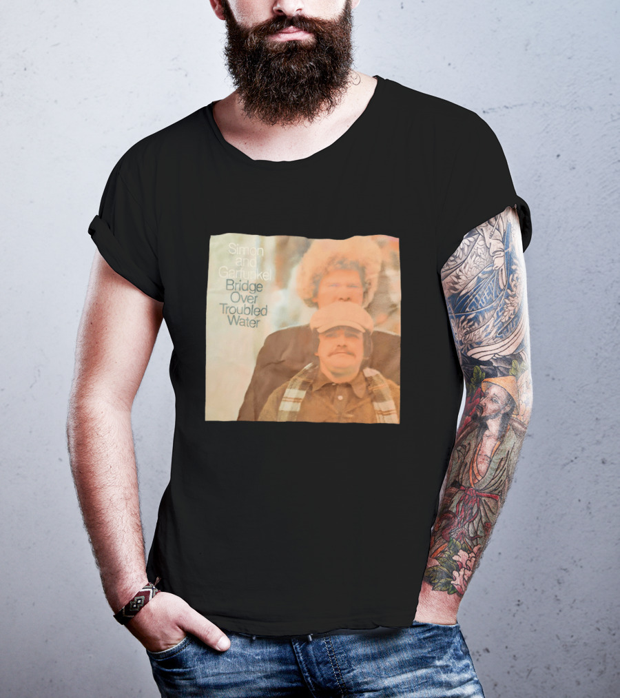 Simon And Garfunkel Bridge Over Troubled Water Album Cover T-Shirt