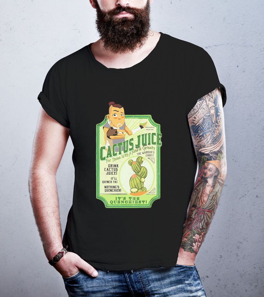 Sokka Cactus Juice It's The Quenchiest The Warrior's Choice Avatar T-Shirt