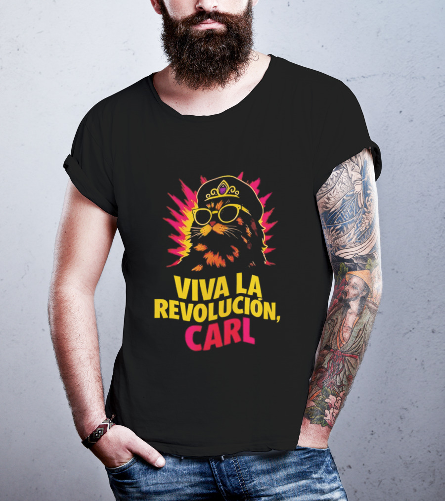 Viva La Revolucion Carl Dungeon Crawler Carl Cat Revolution T-Shirt