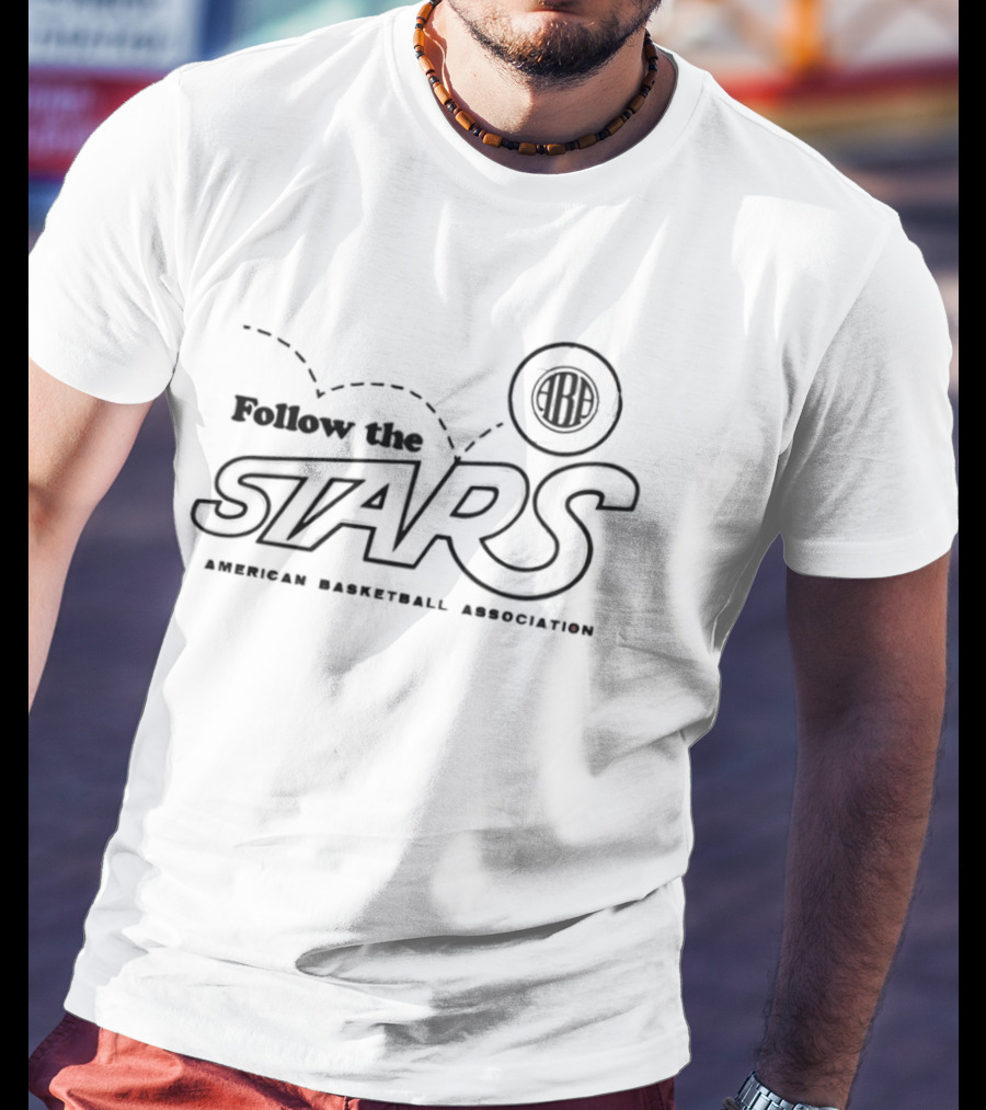 Follow The Stars ABA American Basketball Association T-Shirt