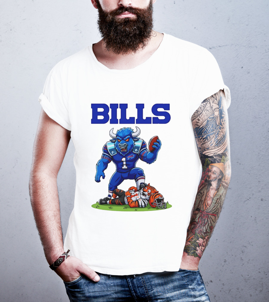 Buffalo Bills Dominating Victory Over Cincinnati Bengals Football Rivalry T-Shirt
