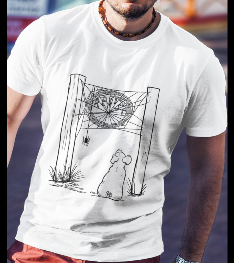 Charlotte Says RESIST With Spider Web And Pig T-Shirt