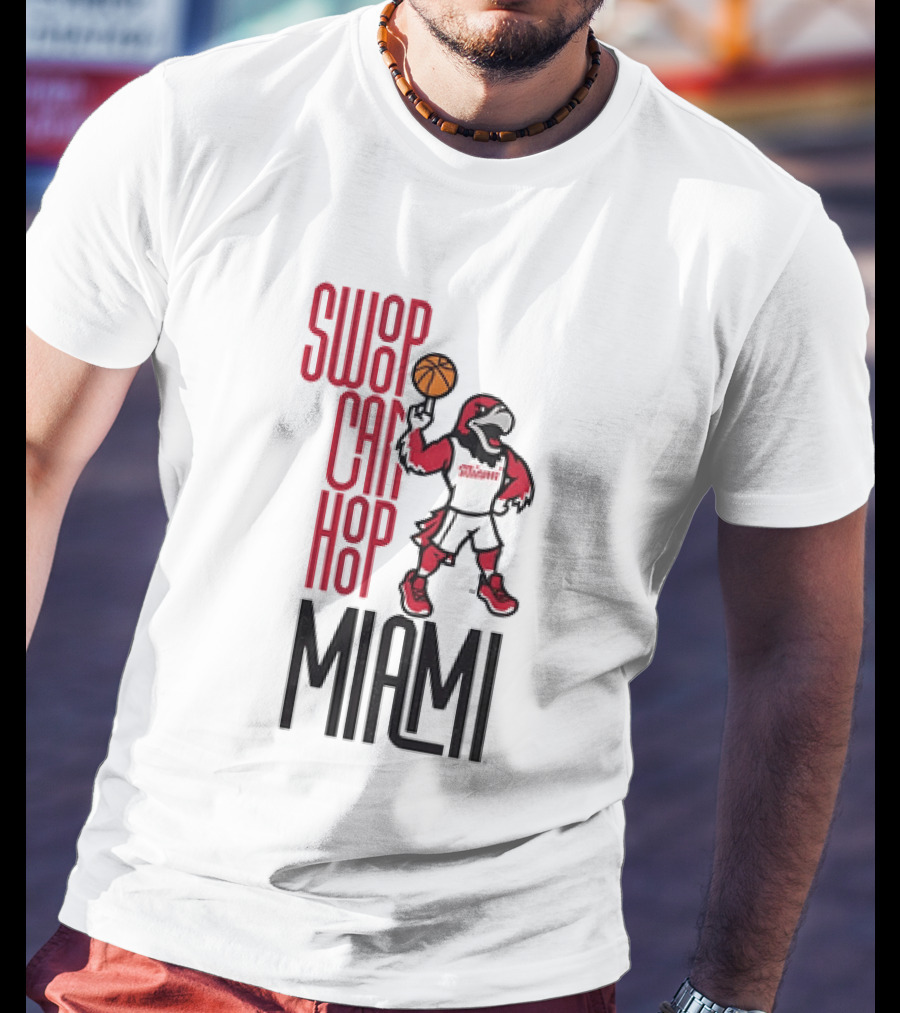 Swoop Can Hoop Miami RedHawks Basketball T-Shirt