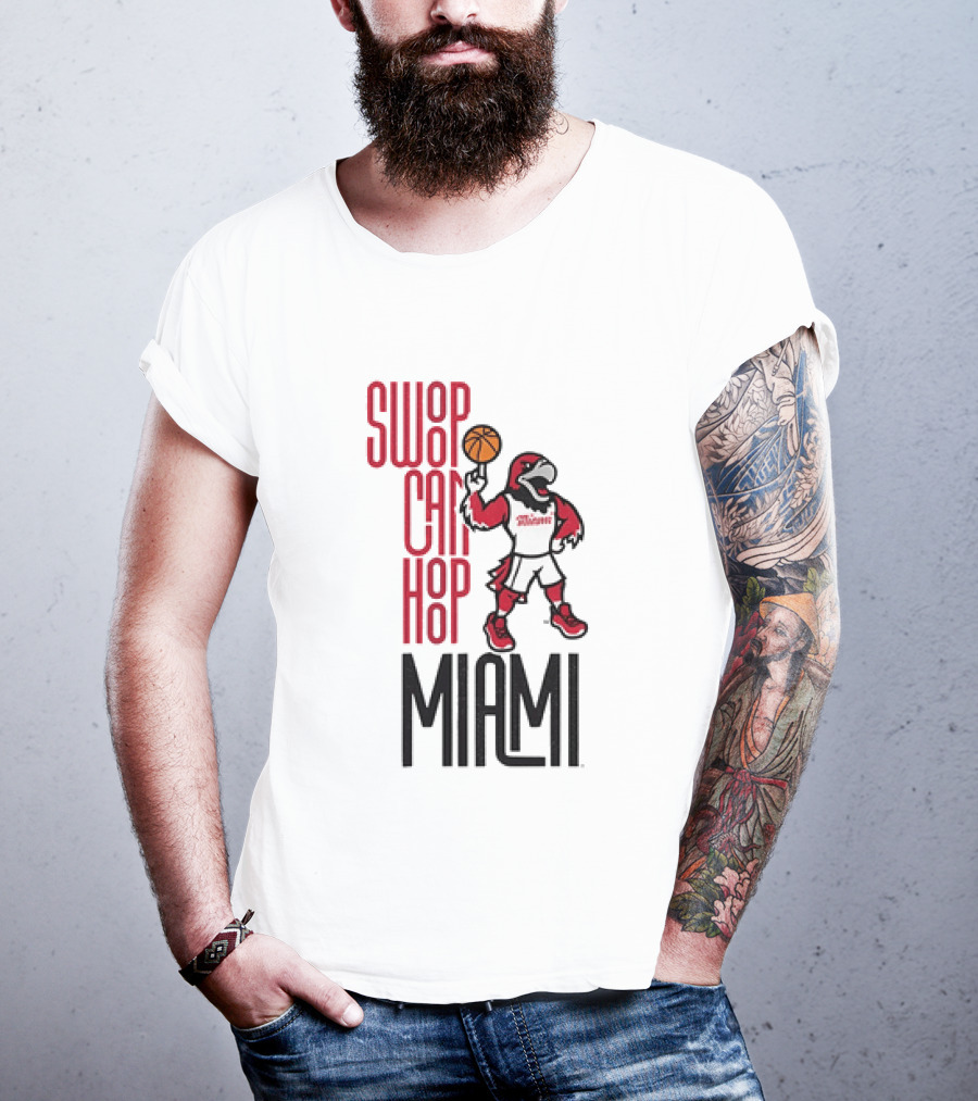 Swoop Can Hoop Miami RedHawks Basketball T-Shirt