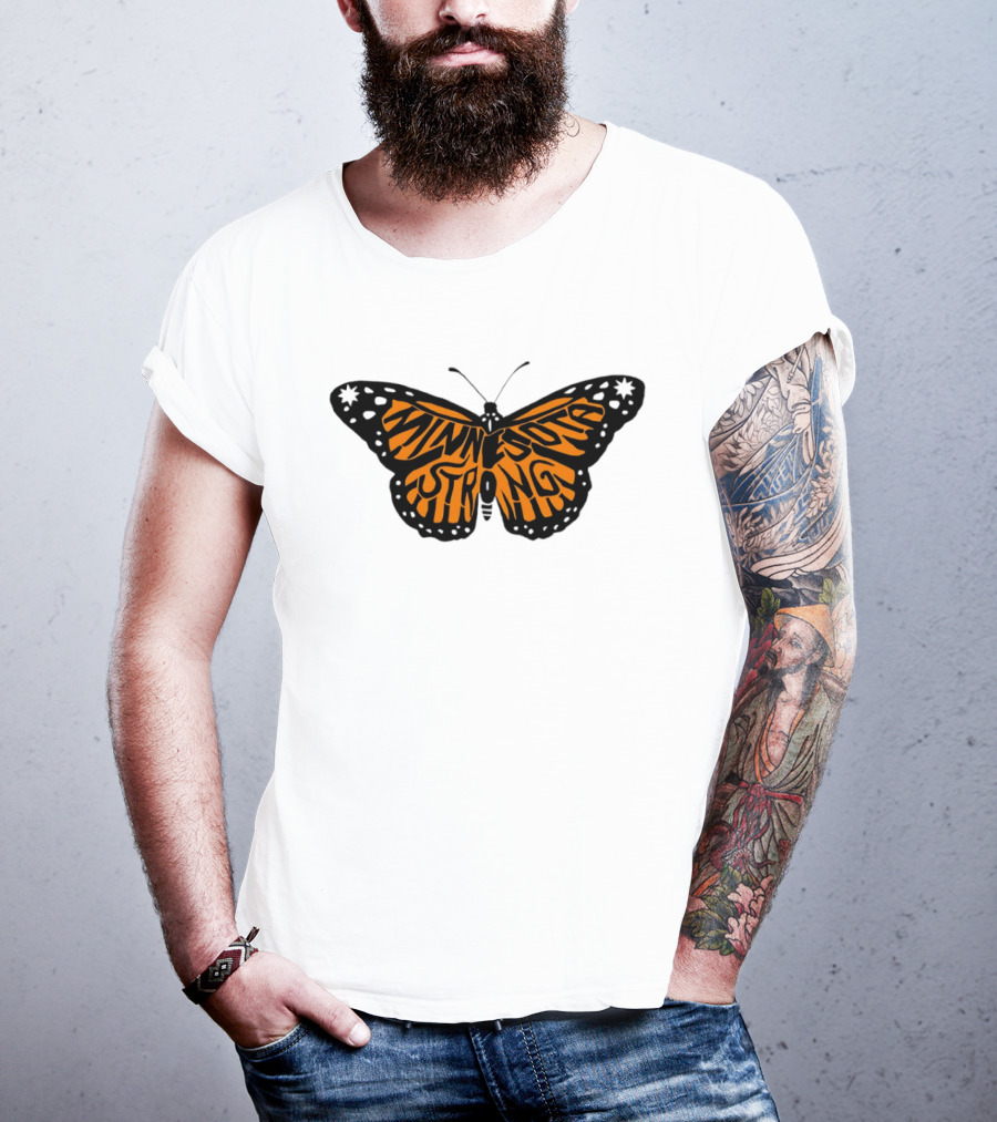 Minnesota Strong Monarch Butterfly Pride T-Shirt